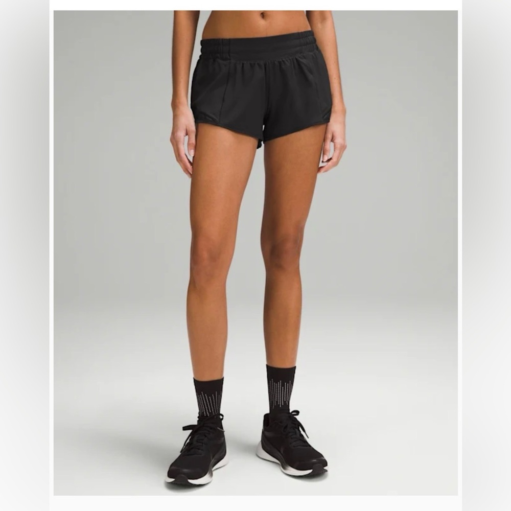 lululemon athletica Black Women's Running Shorts